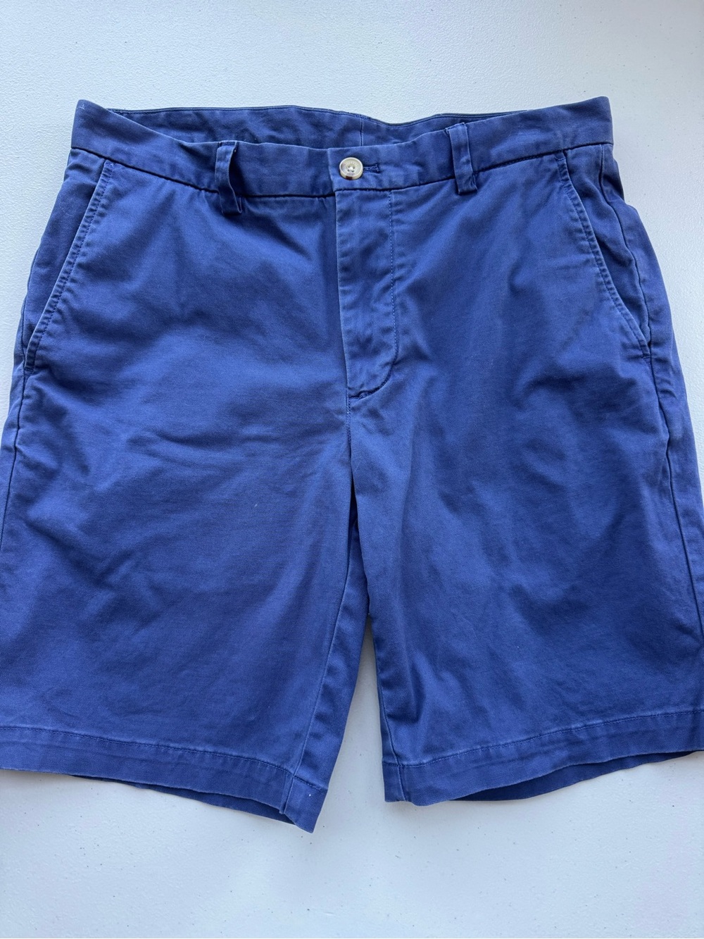Vineyard Vines Men's Blue Chino Shorts Size 31 Cotton Stretch